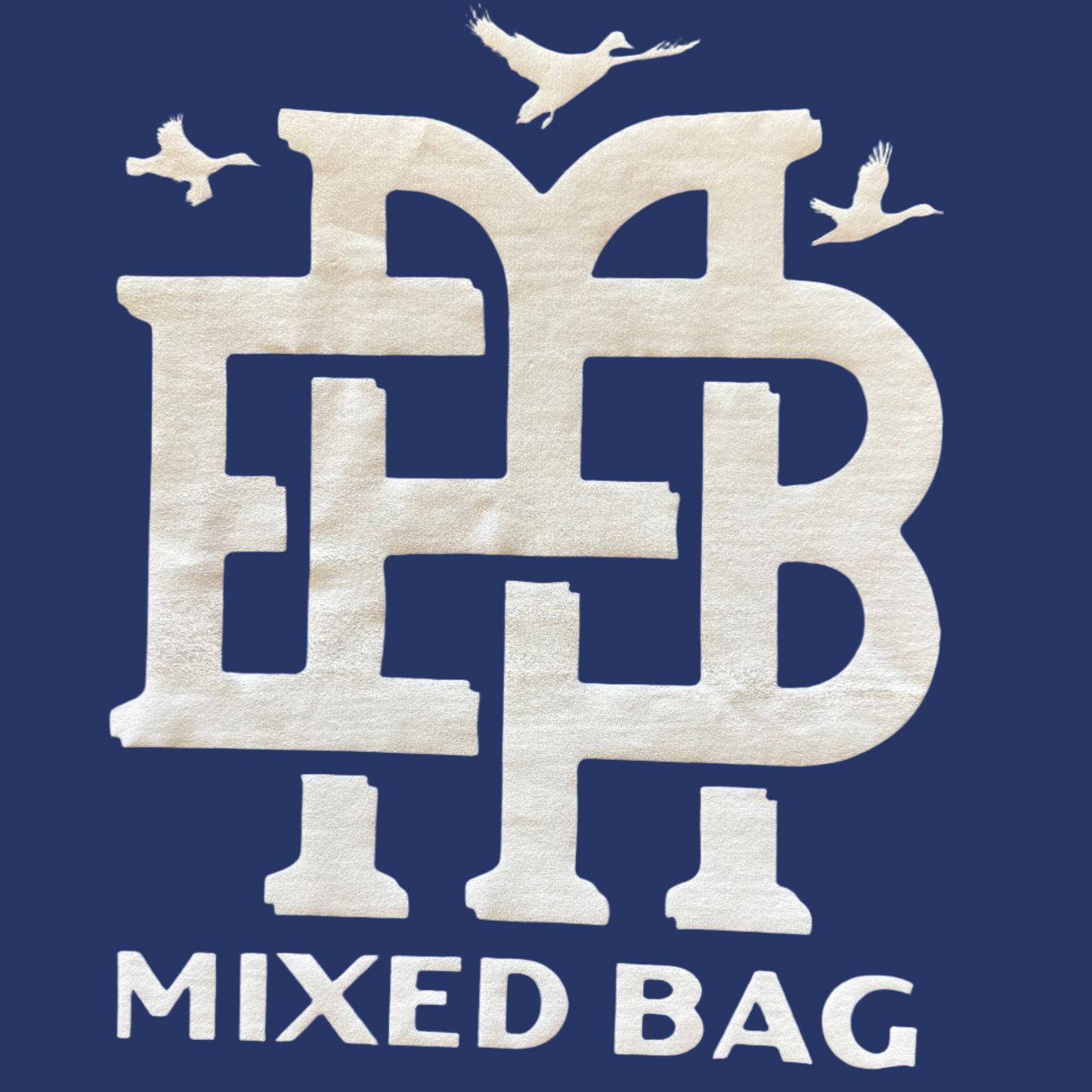 "Mixed bag" Logo t-shirt (Cream logo)