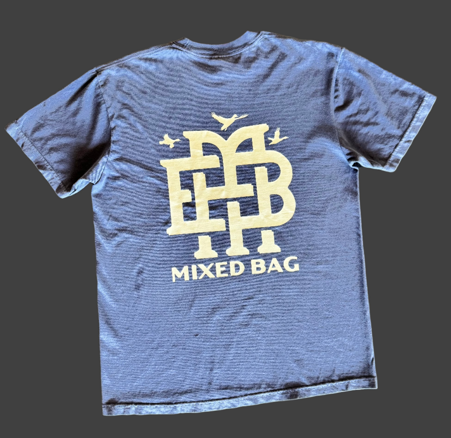 "Mixed bag" Logo t-shirt (Cream logo)