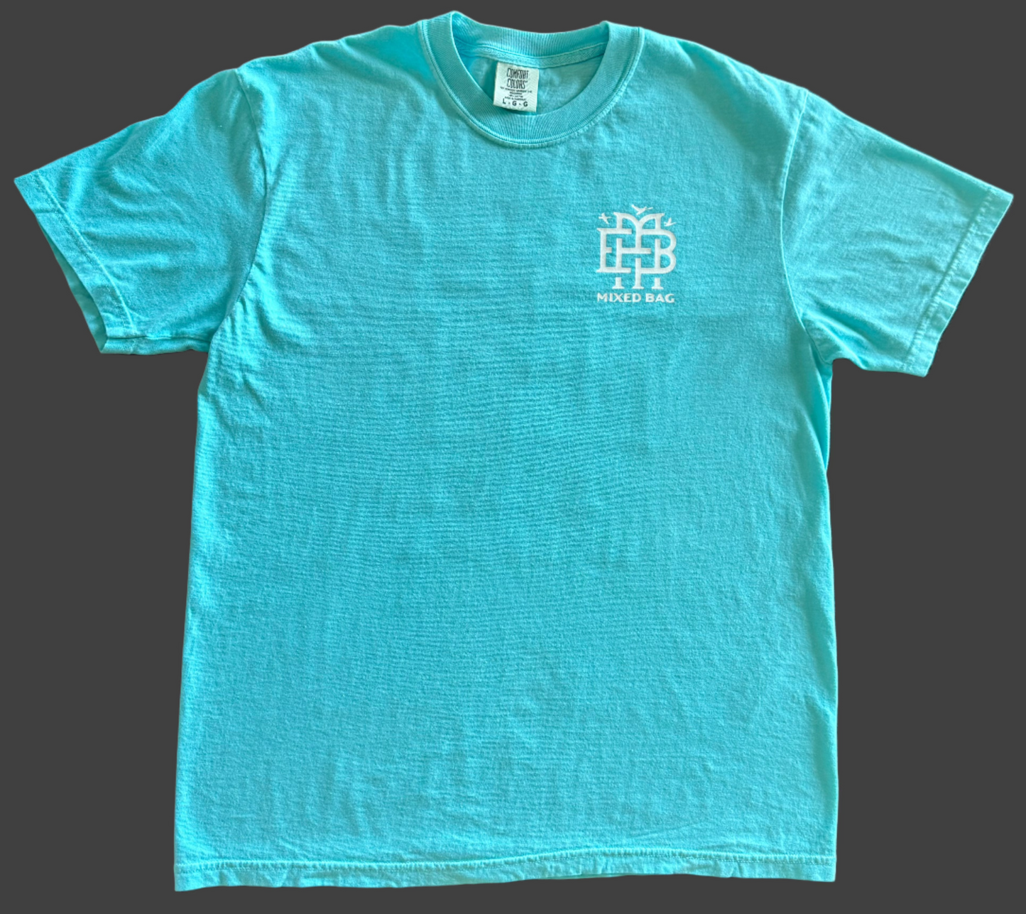 "Mixed bag" Logo t-shirt (Cream logo)